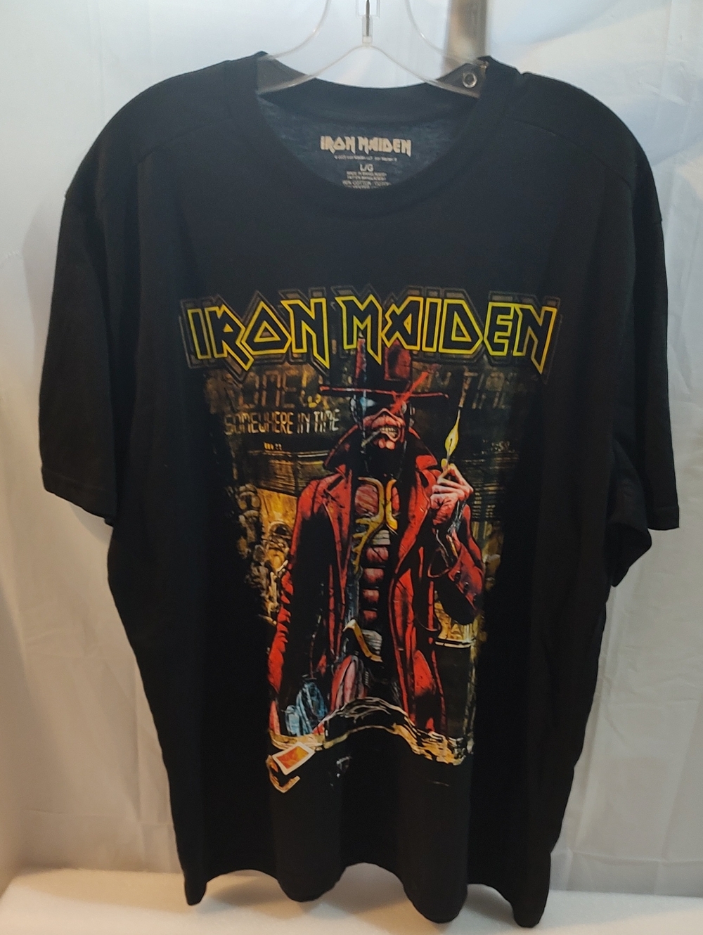 Iron Maiden Black Graphic Band Tee -Size L